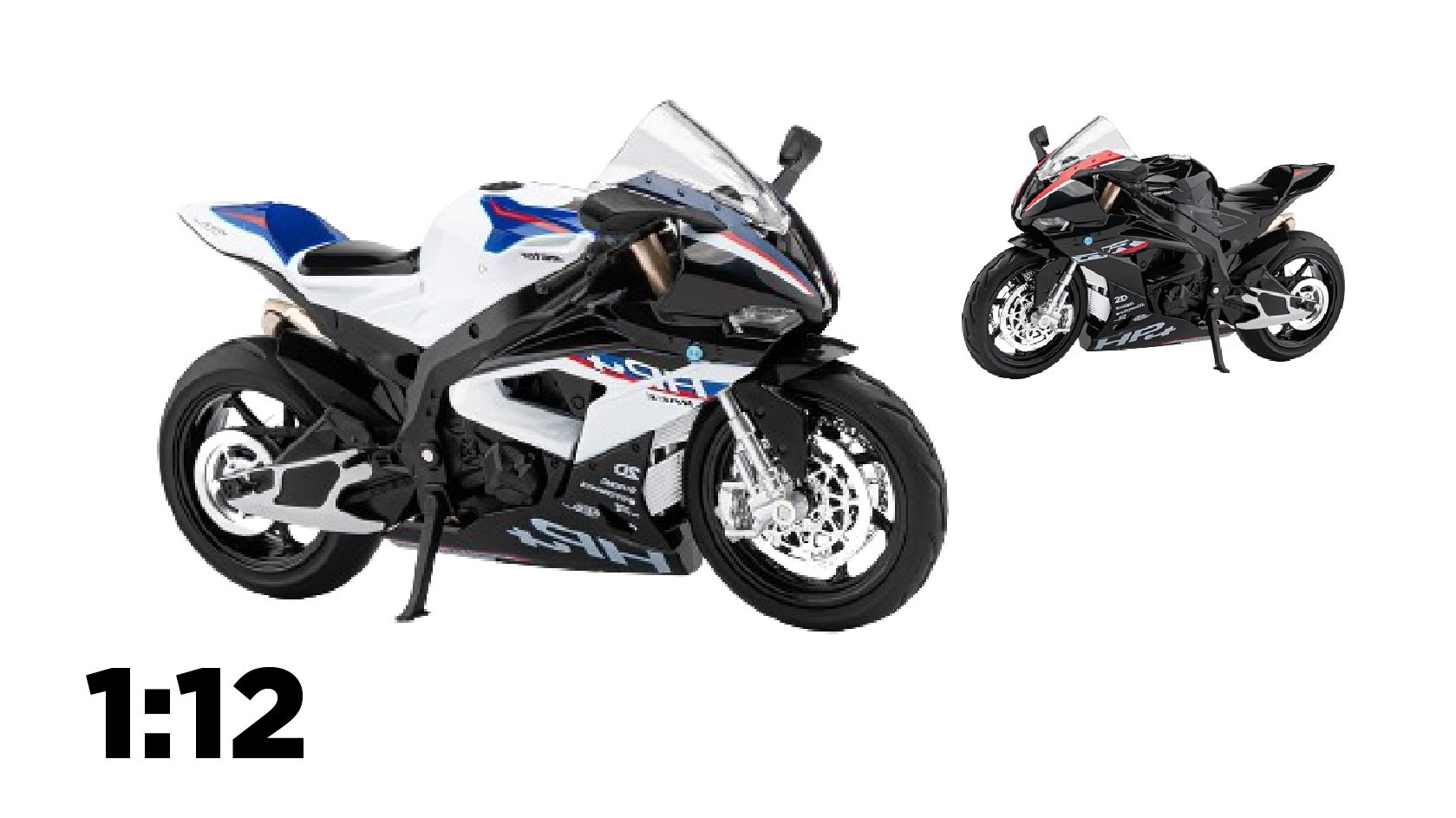  Mô hình xe BMW S1000RR HP4 tỉ lệ 1:12 Jiaye Model MT098 