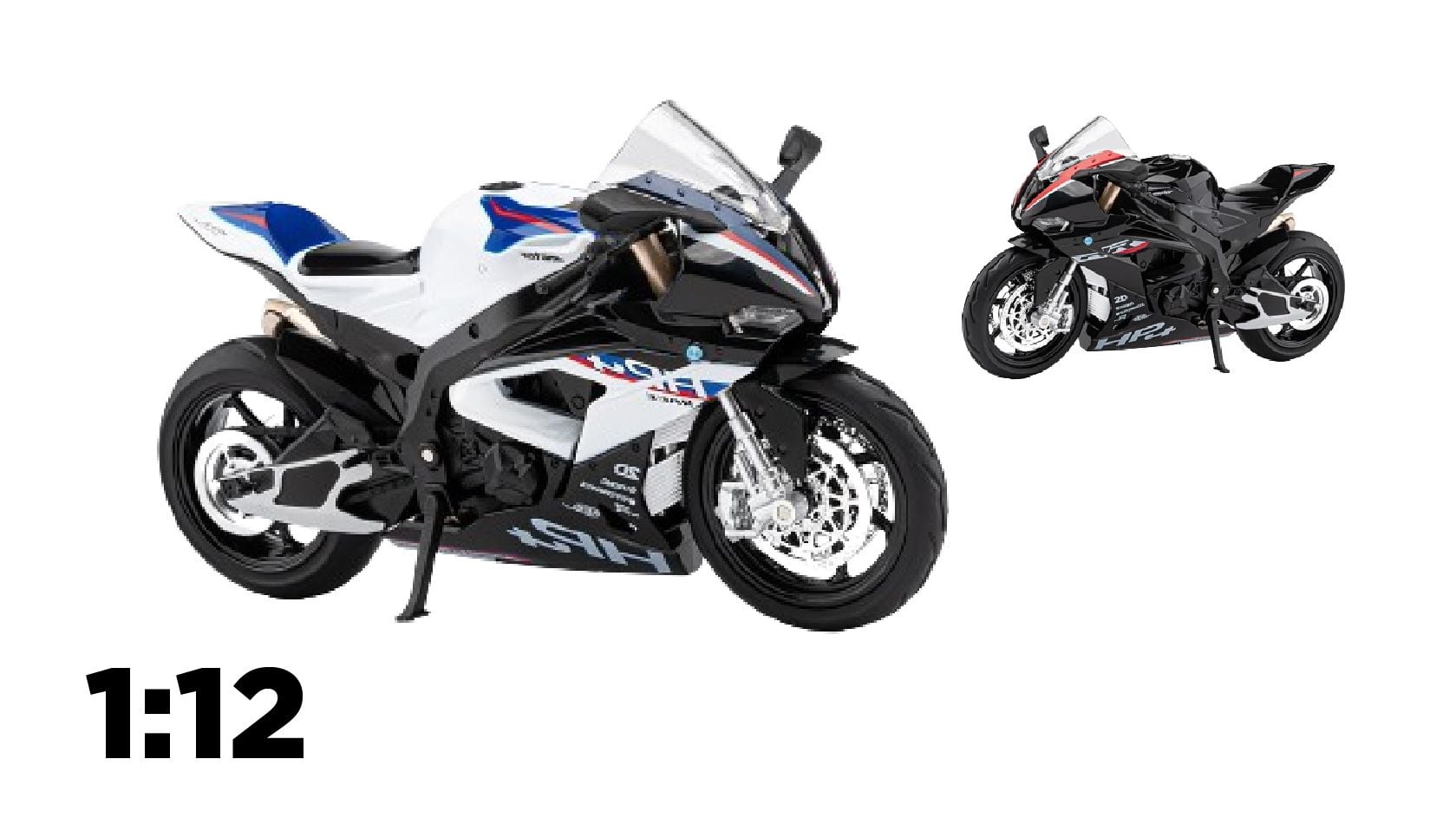  Mô hình xe BMW S1000RR HP4 tỉ lệ 1:12 Jiaye Model MT098 