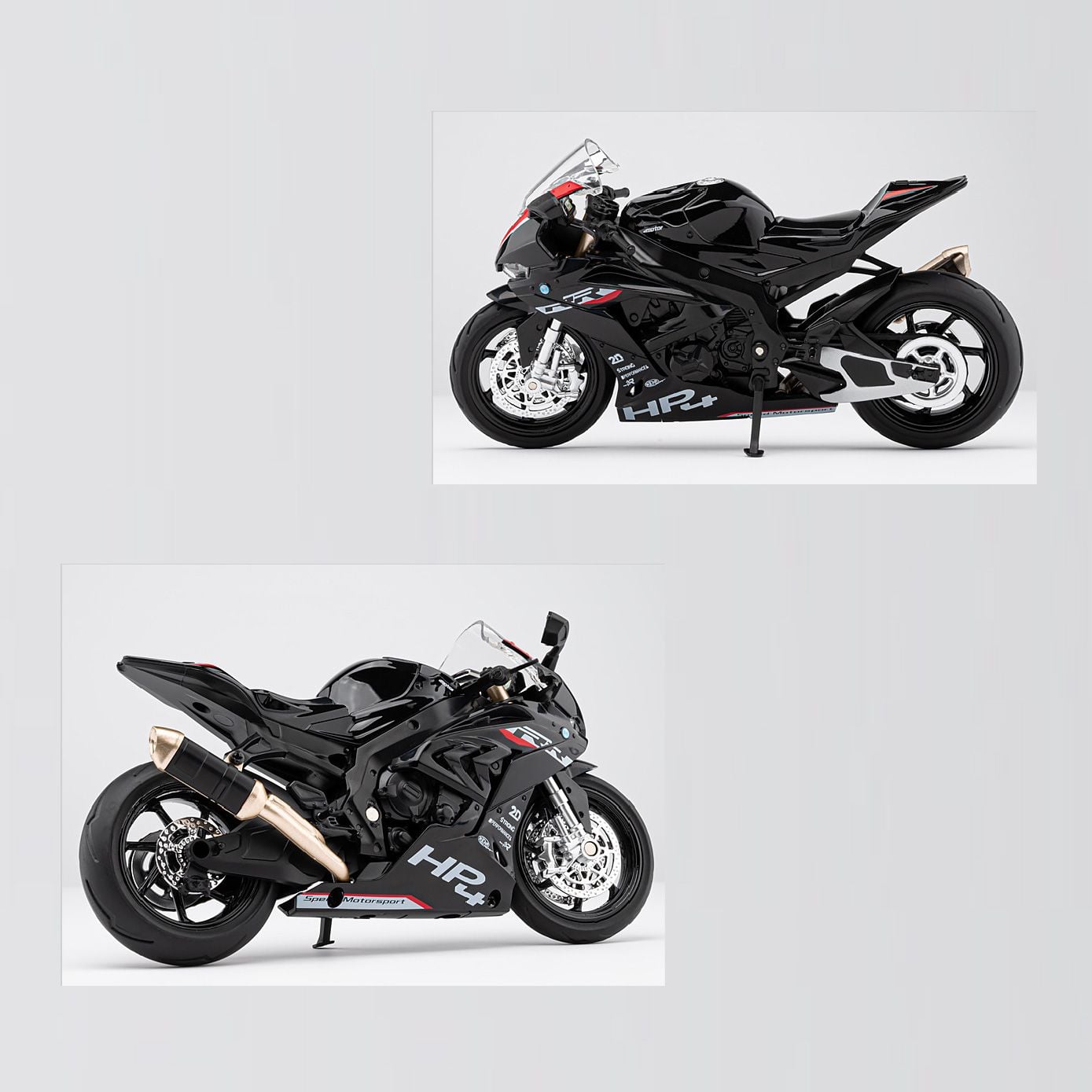  Mô hình xe BMW S1000RR HP4 tỉ lệ 1:12 Jiaye Model MT098 
