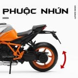  Mô hình xe KTM 1290 Super Duke R có đế tỉ lệ 1:12 CCA MT12006 