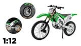  Mô hình xe cào cào Kawasaki KX450 tỉ lệ 1:12 Jiaye Model MT12007 