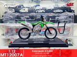  Mô hình xe cào cào Kawasaki KX450 tỉ lệ 1:12 Jiaye Model MT12007 