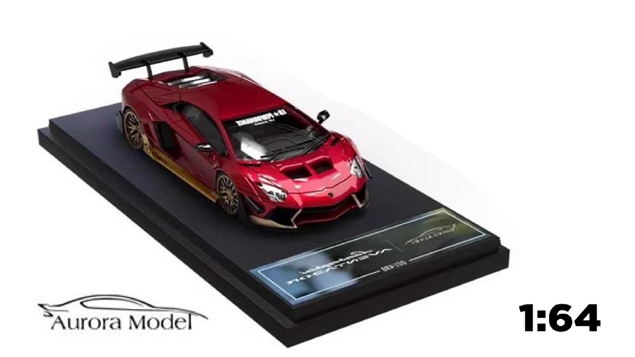  Mô hình xe Lamborghini Aventador LP700 2.0 LBWK custom Iron man tỉ lệ 1:64 Aurora Model 