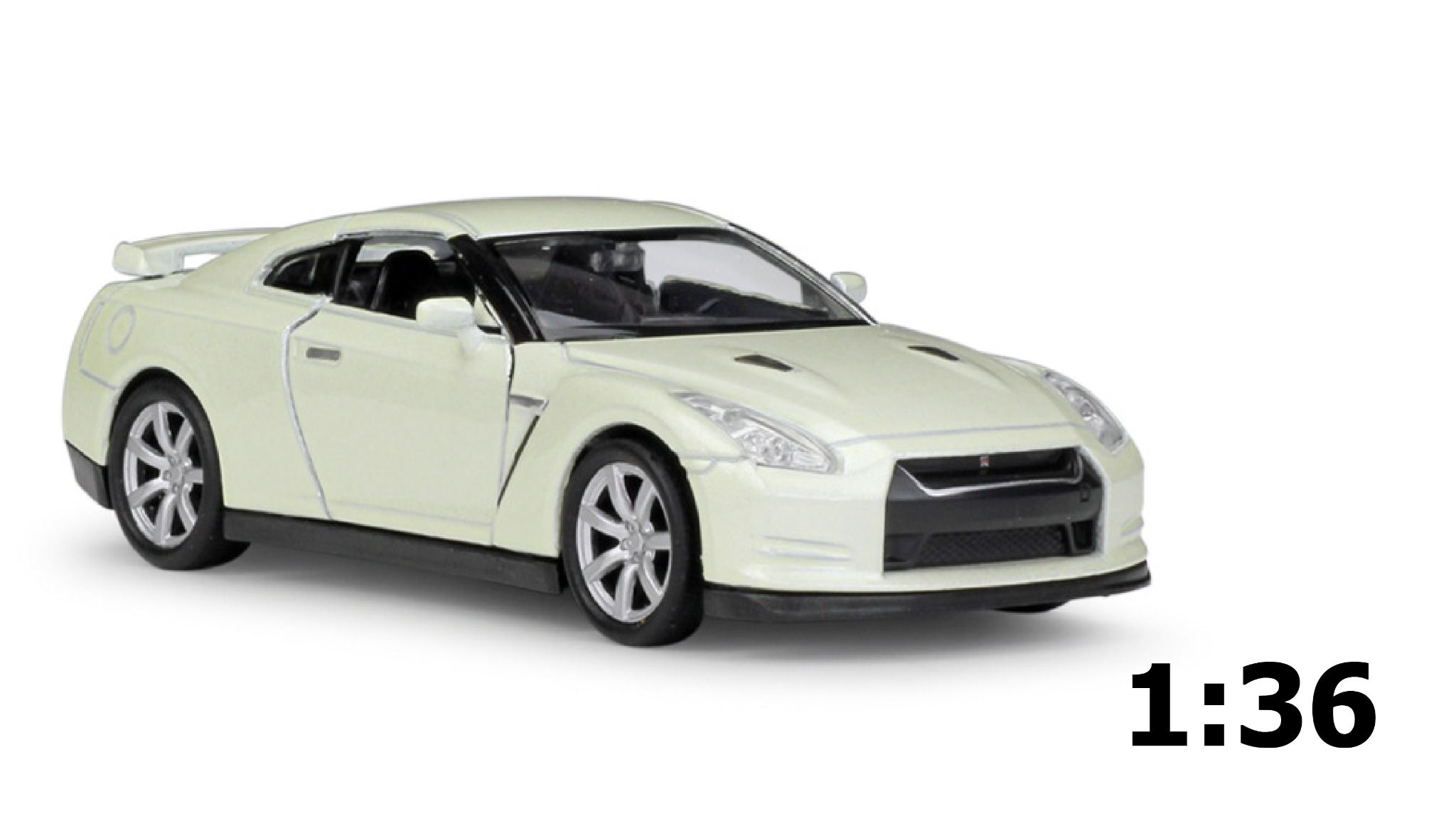  Mô hình xe Nissan GTR white 1:36 Welly OT010 