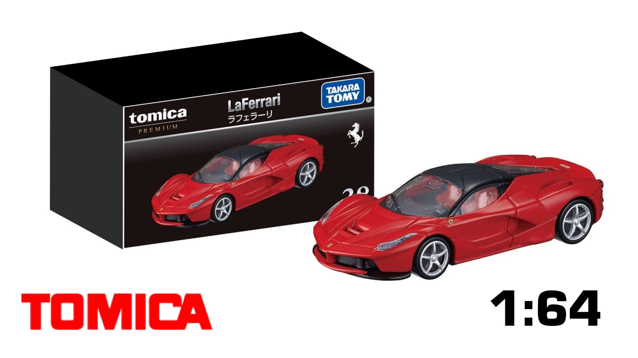  Mô hình xe Ferrari La Ferrari No.38 tỉ lệ 1:64 Premium Tomica 951612 