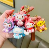  Móc khóa nhựa dẻo - silicon gấu Cinnamoroll MK014 