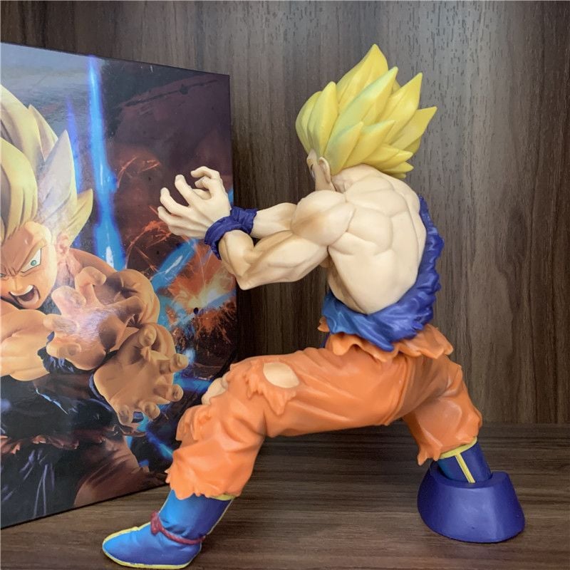  Mô hình nhân vật Dragonball Songoku Super Saiyan Kameha 22cm FG180 