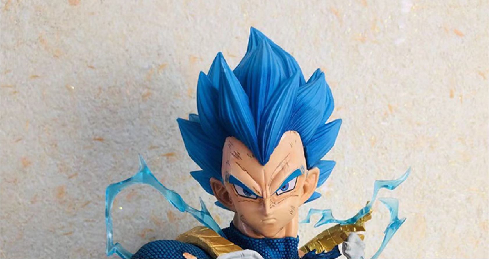  Mô hình nhân vật Dragonball Vegeta super saiyan có đế và 3 đầu thay thế 51cm FG246 