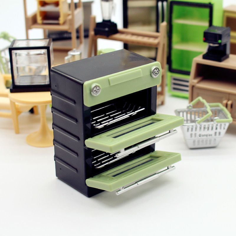  Phụ kiện Decor Mô hình lò nướng 2 ngăn đa năng DE067 