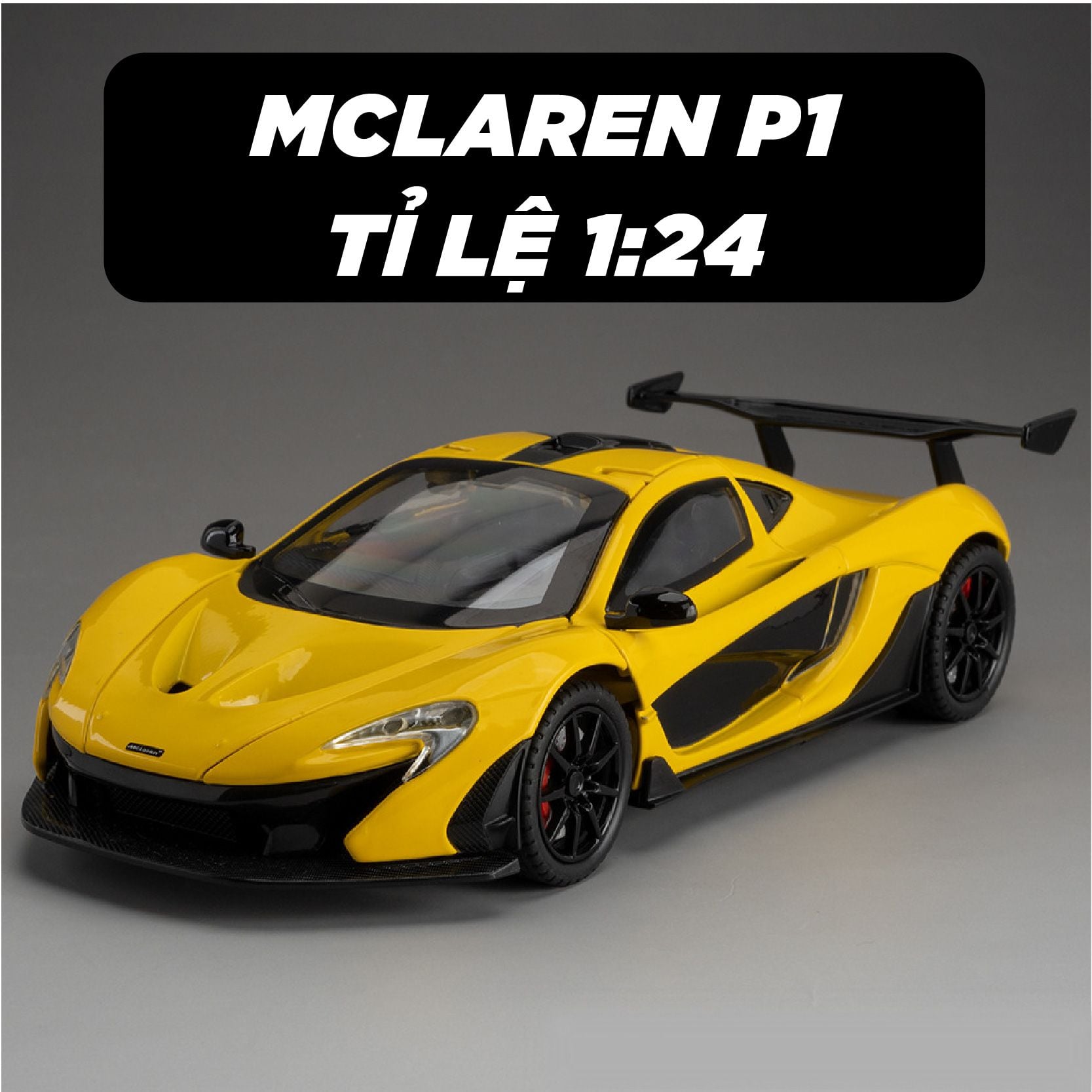  Mô hình xe đua Mclaren P1 full open - có âm thanh - đèn tỉ lệ 1:24 Alloy model OT24033 