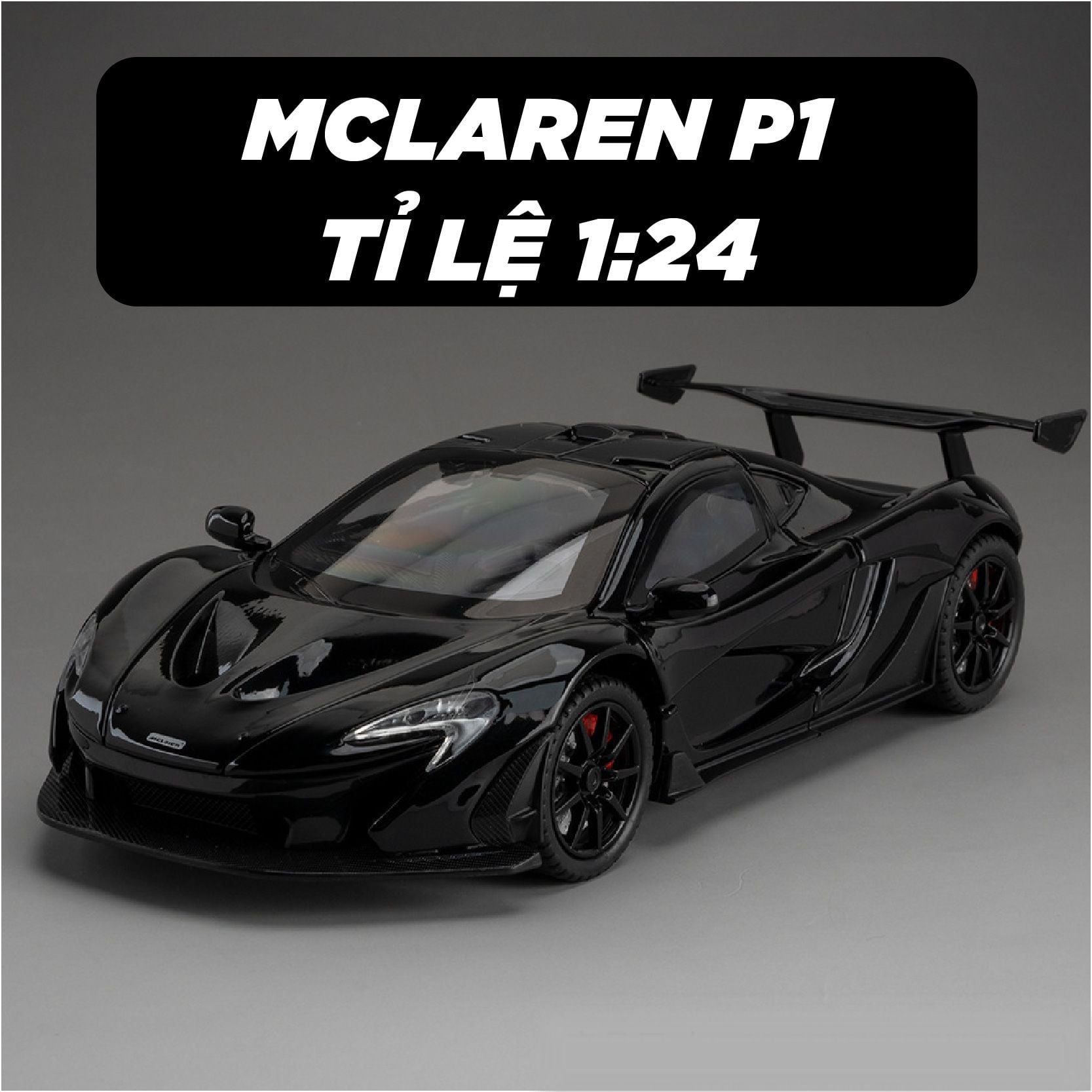  Mô hình xe đua Mclaren P1 full open - có âm thanh - đèn tỉ lệ 1:24 Alloy model OT24033 