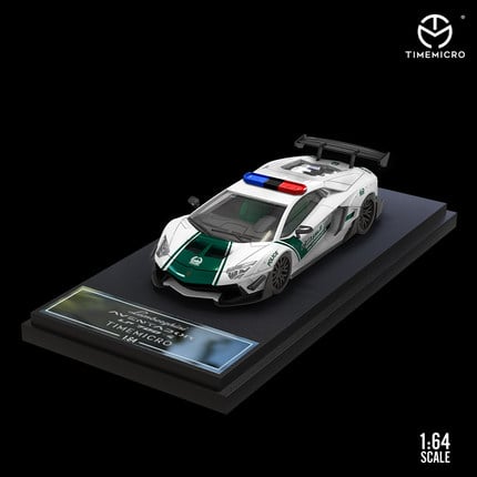  Mô hình xe Lamborghini và Rolls Royce Police Dubai tỉ lệ 1:64 Time micro 