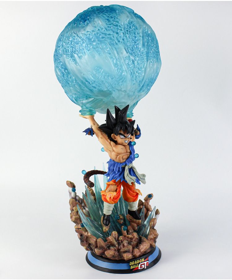  Mô hình nhân vật Dragonball chibi Songoku Spirit bomb có đèn 50cm FG119 