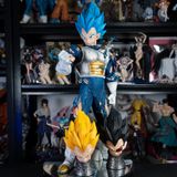  Mô hình nhân vật Dragonball Vegeta super saiyan và 2 đầu thay thế 47cm FG217 