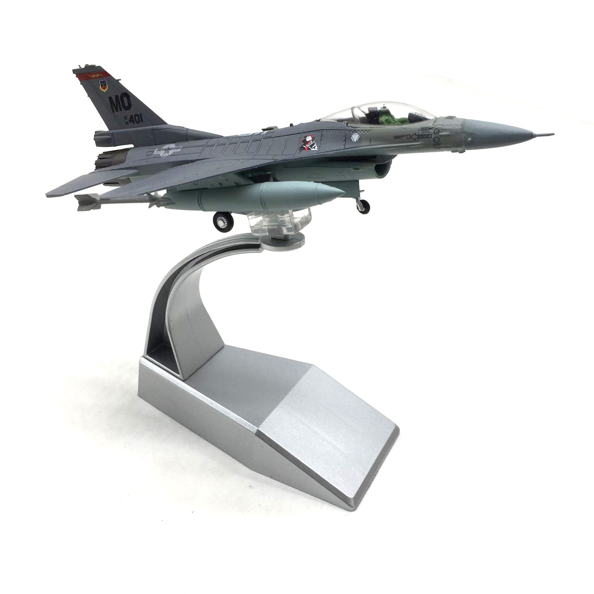 Mô hình máy bay chiến đấu Air Force USA F-16C Falcon tỉ lệ 1:100 Ns mo ...