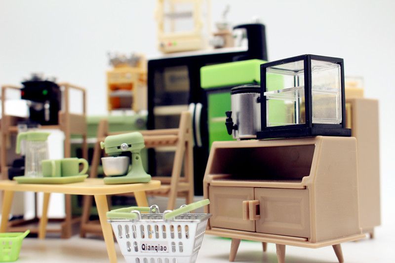  Phụ kiện Decor Mô hình kệ phòng ngủ 3 tầng 