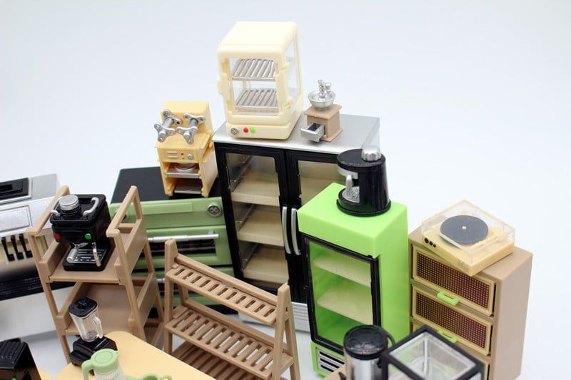 Phụ kiện Decor Mô hình Ghế sofa phòng Khách trang trí mô hình showroom, diorama DE058