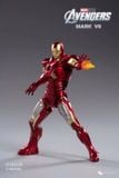  Mô hình nhân vật Marvel Iron man người sắt MK7 Mark VII SHF tỉ lệ 1:10 18CM ZD Toys FG262 