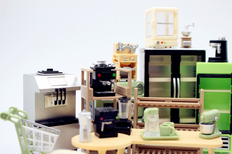  Phụ kiện Decor Mô hình kệ phòng ngủ 3 tầng 