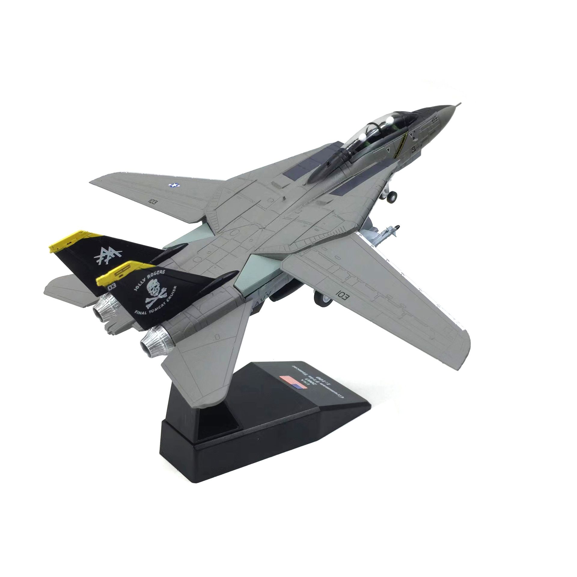  Mô hình máy bay chiến đấu USA Grumman F14a Tomcat 2003 tỉ lệ 1:100 Ns models MBQS002 