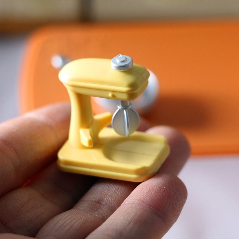 Phụ kiện Decor Mô hình Máy trộn bột, kèm âu trộn bột DE070