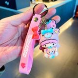  Móc khóa nhựa dẻo - silicon gấu Hello Kitty MK015 