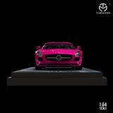  Mô hình xe Mercedes Benz SLS pink tỉ lệ 1:64 Time micro 