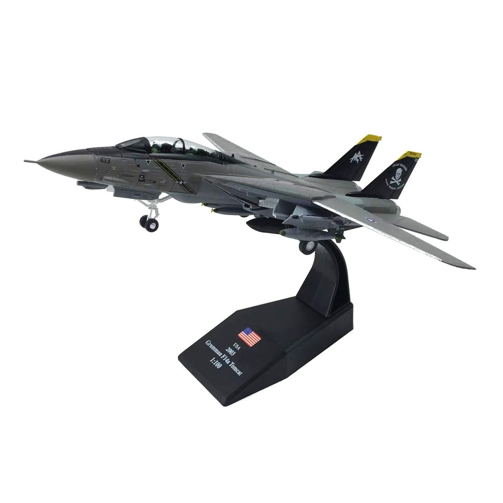 Mô hình máy bay chiến đấu USA Grumman F14a Tomcat 2003 tỉ lệ 1:100 Ns models MBQS002