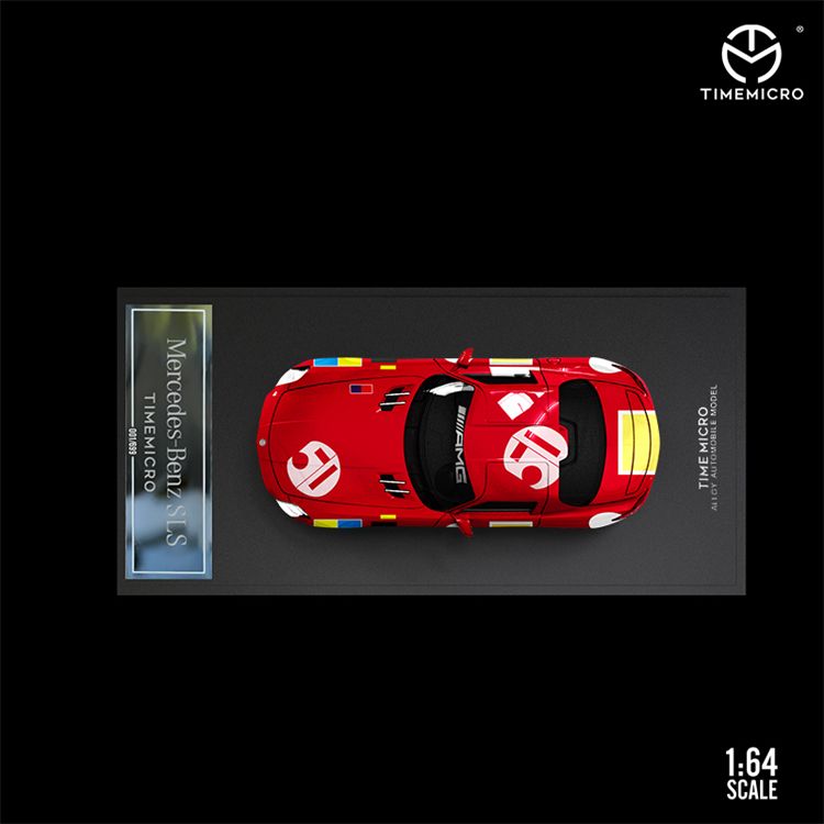  Mô hình xe Mercedes Benz SLS Pig 50th Anniversary tỉ lệ 1:64 Time Micro 