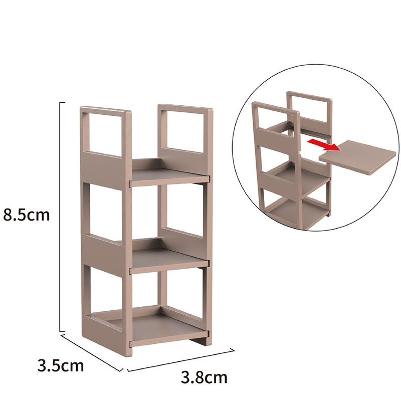  Phụ kiện Decor Mô hình kệ phòng ngủ 3 tầng 