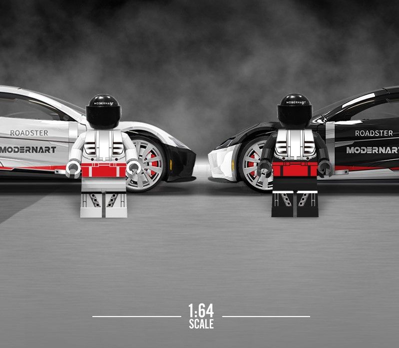  Mô hình xe Tesla Roadster 2022 tỉ lệ 1:64 Modern Art 