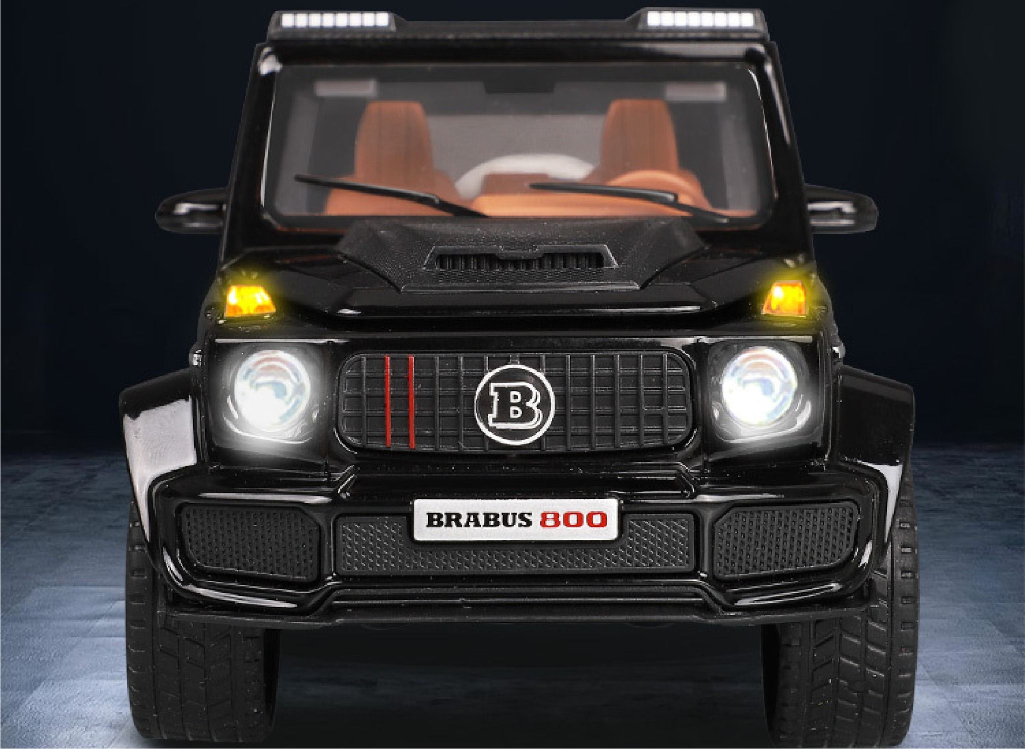  Mô hình xe Mercedes-Benz Brabus G800 có đế tỉ lệ 1:32 Miniauto DC32423 8167 