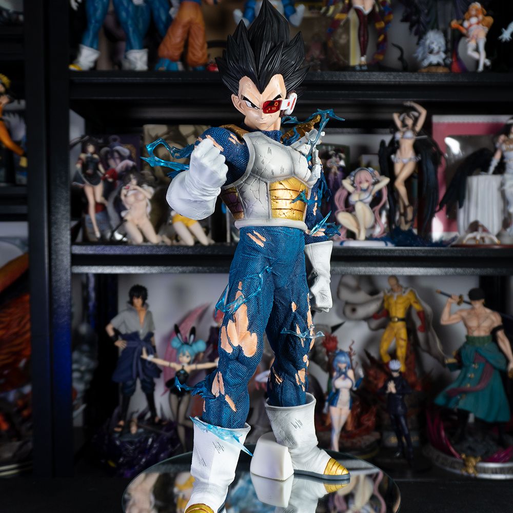  Mô hình nhân vật Dragonball Vegeta super saiyan và 2 đầu thay thế 47cm FG217 