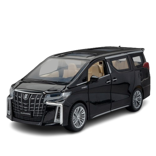  Mô hình xe Toyota Alphard 2022 full open - full kính - đánh lái được tỉ lệ 1:24 Metal Model OT441 