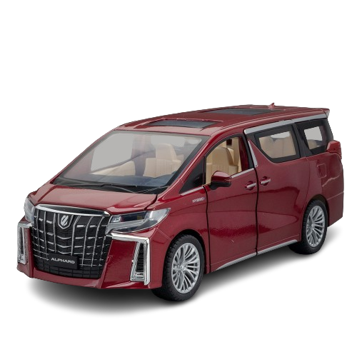  Mô hình xe Toyota Alphard 2022 full open - full kính - đánh lái được tỉ lệ 1:24 Metal Model OT441 