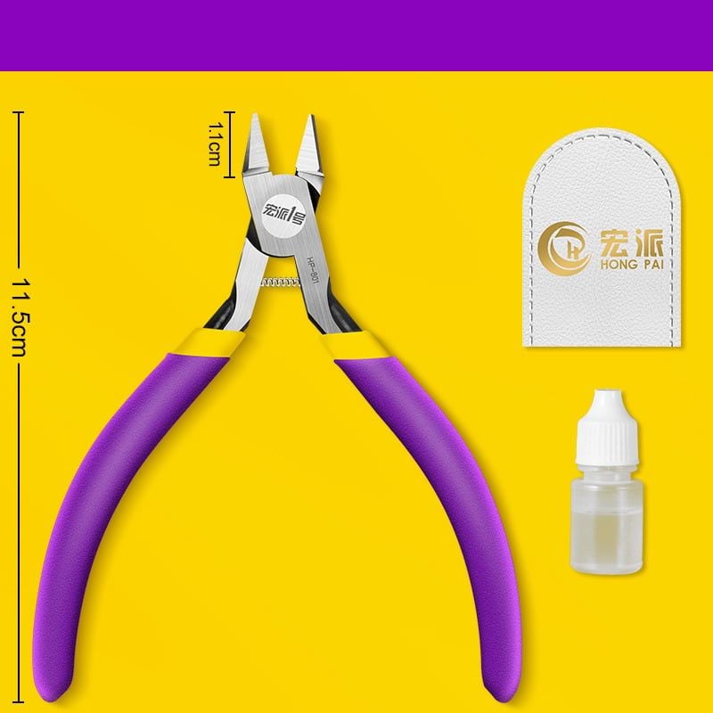  Kềm 1 lưỡi thép carbon siêu mỏng, dùng để cắt mô hình gundam, mô hình quân sự PK495 