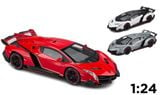  Mô hình xe Lamborghini Veneno có đèn 1:24 Chezhi OT094 