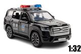  Mô hình xe cảnh sát Toyota Land Cruiser LC300 tỉ lệ 1:32 Alloy Model OT129 