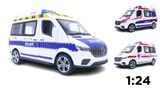  Mô hình xe chuyên dụng Mercedes Benz Sprinter tỉ lệ 1:24 Miniauto OT145 