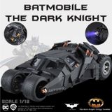  Mô hình xe Batman Batmobile The Dark Knight Tumbler phun khói - có đèn - âm thanh tỉ lệ 1:18 Alloy Model OT18005 