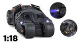  Mô hình xe Batman Batmobile The Dark Knight Tumbler phun khói - có đèn - âm thanh tỉ lệ 1:18 Alloy Model OT18005 