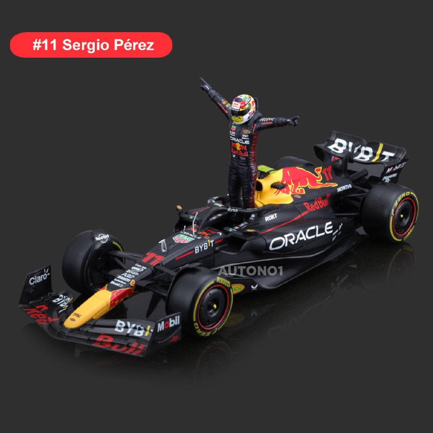  Mô hình xe đua F1 Redbull GP 2023 RB19 có figure rời tỉ lệ 1:24 Bburago 18-28036 OT24022 