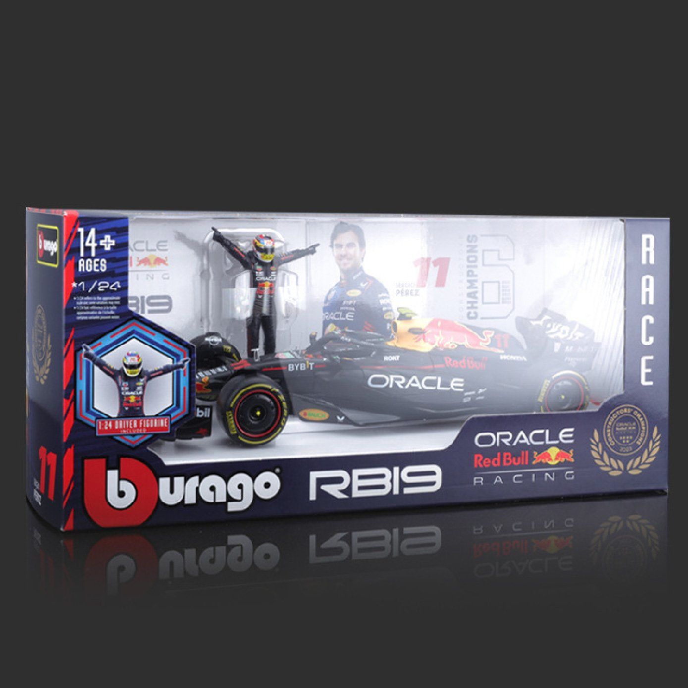  Mô hình xe đua F1 Redbull GP 2023 RB19 có figure rời tỉ lệ 1:24 Bburago 18-28036 OT24022 