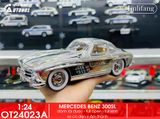  Mô hình xe Mercedes - Benz 300SL full open - có âm thanh - đèn - đánh lái tỉ lệ 1:24 Jinlifiang OT24023 