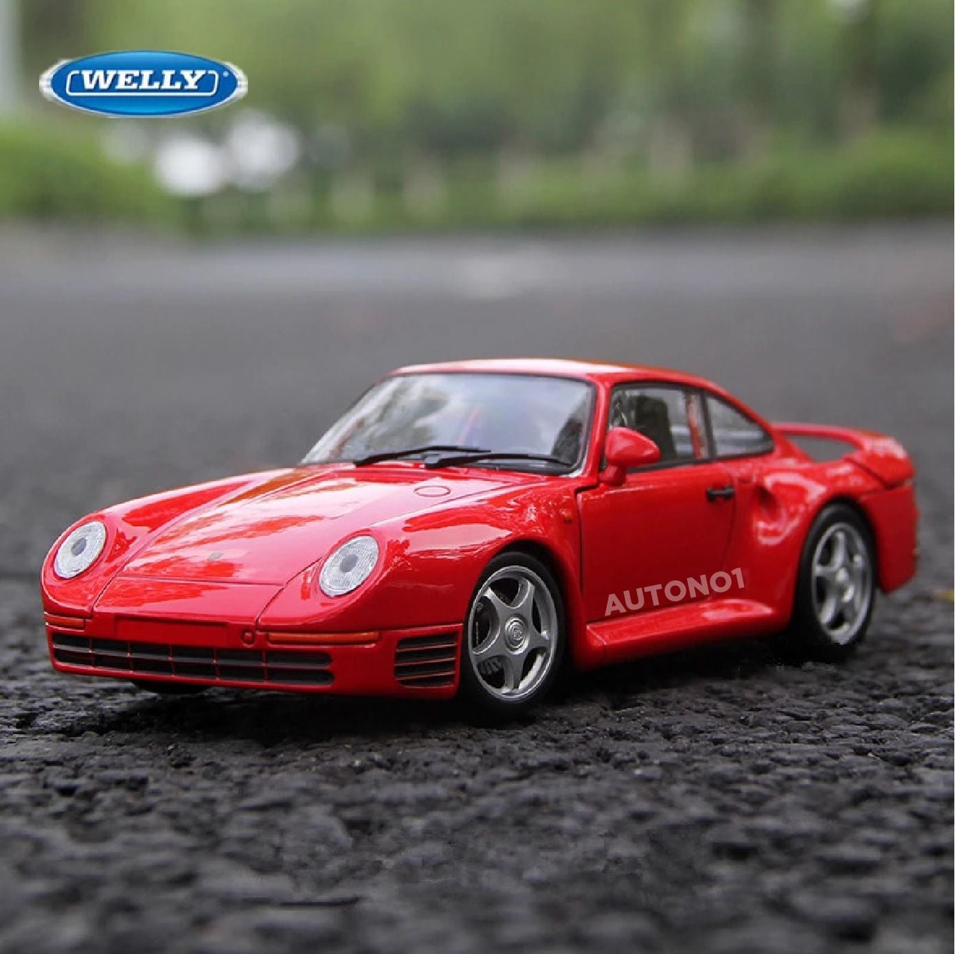  Mô hình xe Porsche 959 tỉ lệ 1:24 Welly OT24025 