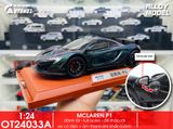  Mô hình xe đua Mclaren P1 full open - có âm thanh - đèn tỉ lệ 1:24 Alloy model OT24033 