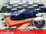  Mô hình xe đua Mclaren P1 full open - có âm thanh - đèn tỉ lệ 1:24 Alloy model OT24033 