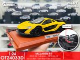 Mô hình xe đua Mclaren P1 full open - có âm thanh - đèn tỉ lệ 1:24 Alloy model OT24033 