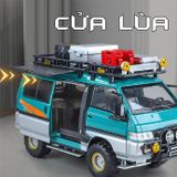  Mô hình xe Mitsubishi Delica Van Guide Offroad full open - có phụ kiện tỉ lệ 1:24 Chimei Model OT24052 