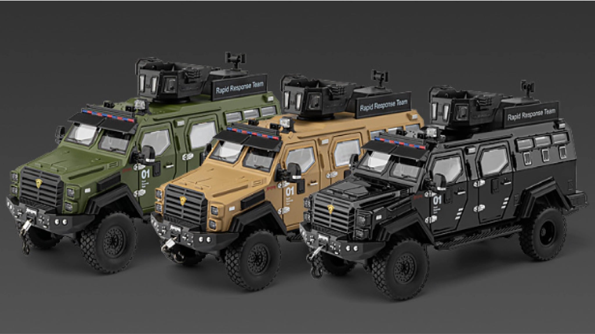  Mô hình xe Sabretooth Tiger bọc thép full open - có phụ kiện tỉ lệ 1:24 Chezhi Model OT24053 